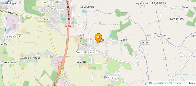 localisation de l'entreprise MADAME KAREN FELIN  SAINT-ABRAHAM