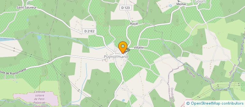 localisation de l'entreprise MADAME KAREN GALVEZ VIGIL  PUYNORMAND