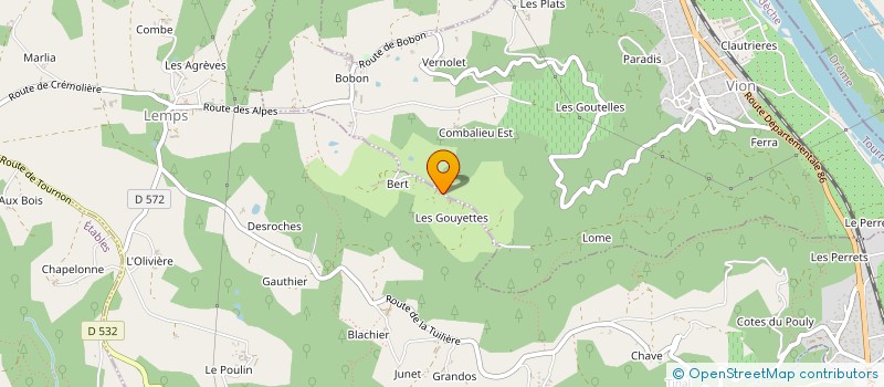 localisation de l'entreprise MADAME KAREN GANNERON  LEMPS