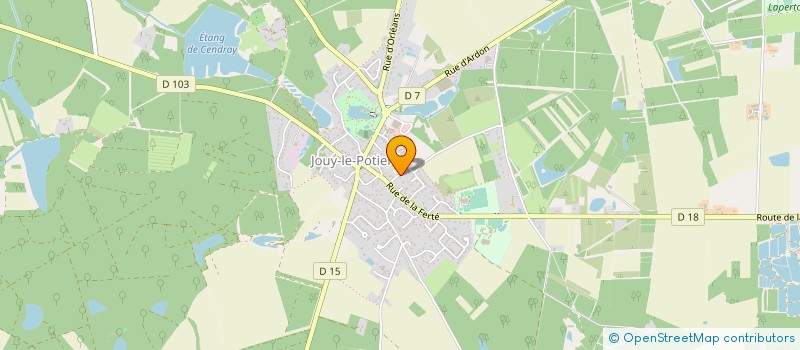 localisation de l'entreprise MADAME KAREN GARCIA  JOUY-LE-POTIER