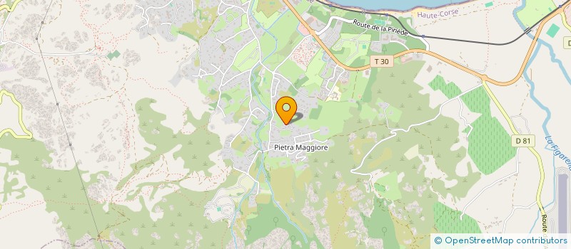 localisation de l'entreprise MADAME KAREN GARCIER à CALVI