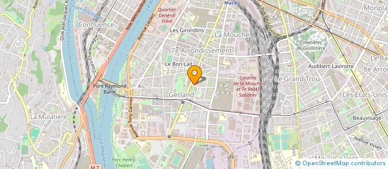 localisation de l'entreprise MADAME KAREN GARNIER  LYON