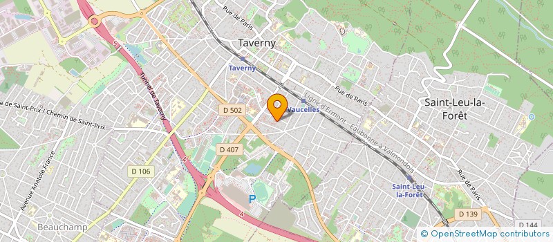 localisation de l'entreprise MADAME KAREN GUENOT à TAVERNY