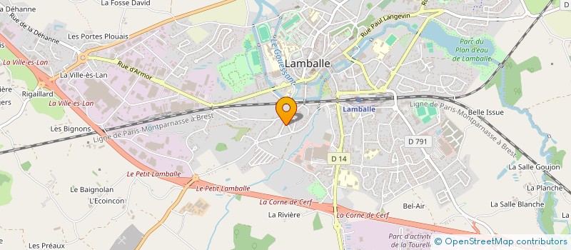 localisation de l'entreprise MADAME KAREN GUERIN  LAMBALLE-ARMOR