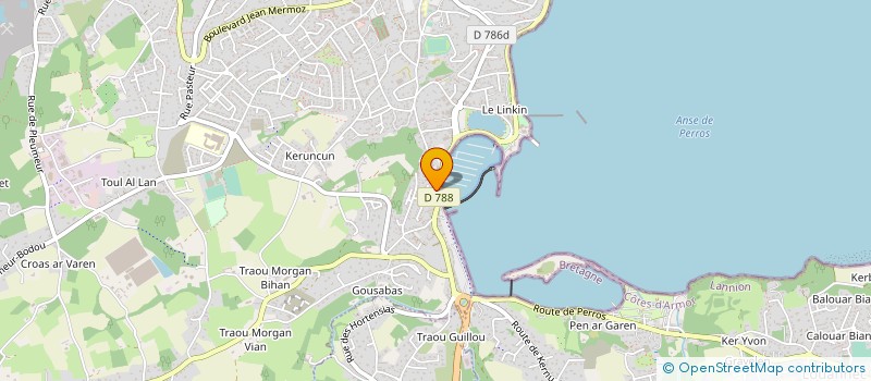 localisation de l'entreprise MADAME KAREN GUERREIRO à PERROS-GUIREC