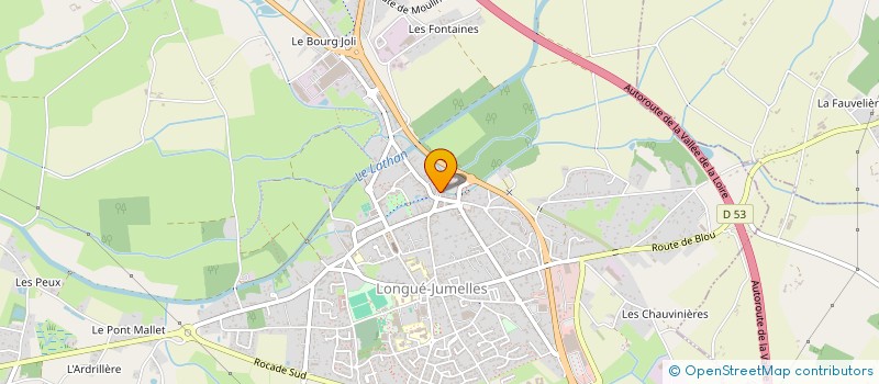 localisation de l'entreprise MADAME KAREN GUYOMARD  LONGUE-JUMELLES