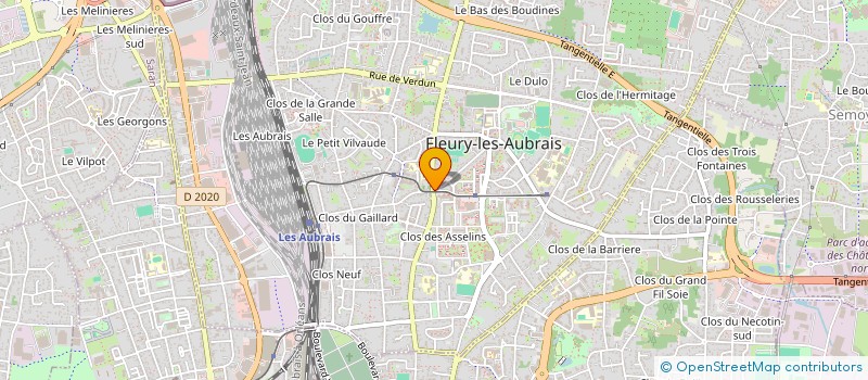localisation de l'entreprise MADAME KAREN HERVOUET à FLEURY-LES-AUBRAIS