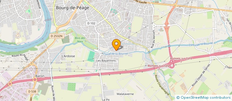 localisation de l'entreprise MADAME KAREN HEYRAUD à BOURG-DE-PEAGE
