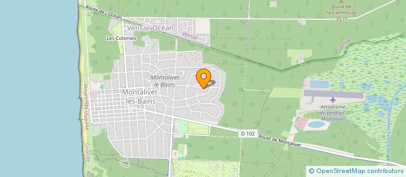 localisation de l'entreprise MADAME KAREN HOURNAU  VENDAYS-MONTALIVET