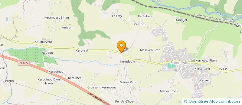 localisation de l'entreprise MADAME KAREN JAMES  SAINT-YVI