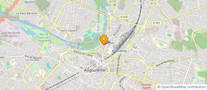 localisation de l'entreprise MADAME KAREN JOUANAUD à ANGOULEME