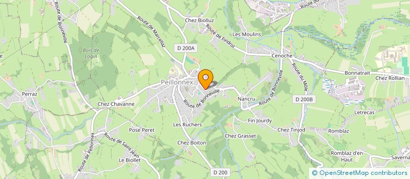 localisation de l'entreprise MADAME KAREN LAWROFF  PEILLONNEX