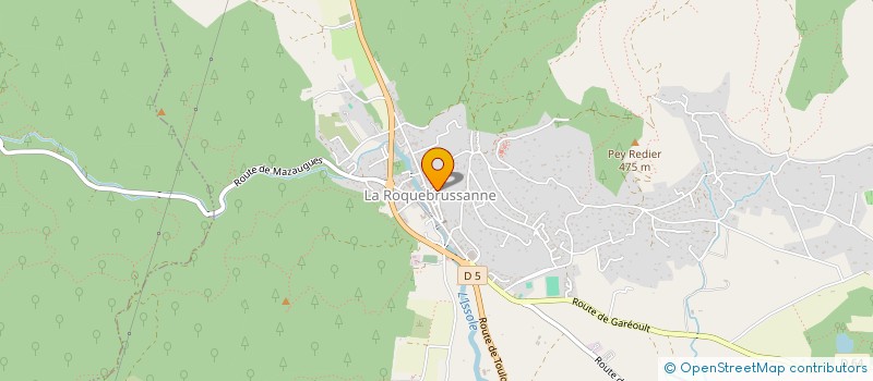 localisation de l'entreprise MADAME KAREN LE VOT  LA ROQUEBRUSSANNE