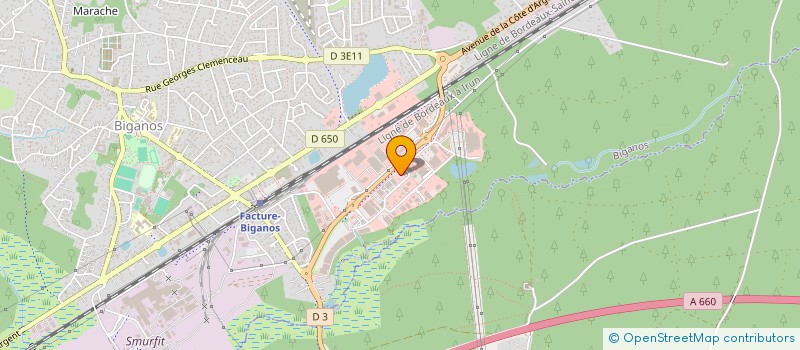 localisation de l'entreprise MADAME KAREN LECOUTURIER  BIGANOS