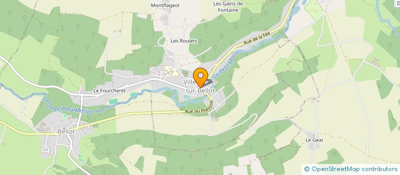 localisation de l'entreprise MADAME KAREN LEFEBVRE à VILLENEUVE-SUR-BELLOT