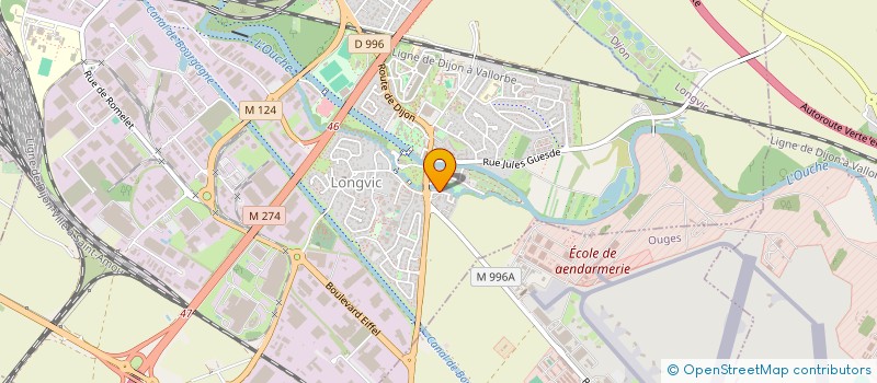 localisation de l'entreprise MADAME KAREN LETEUR  LONGVIC