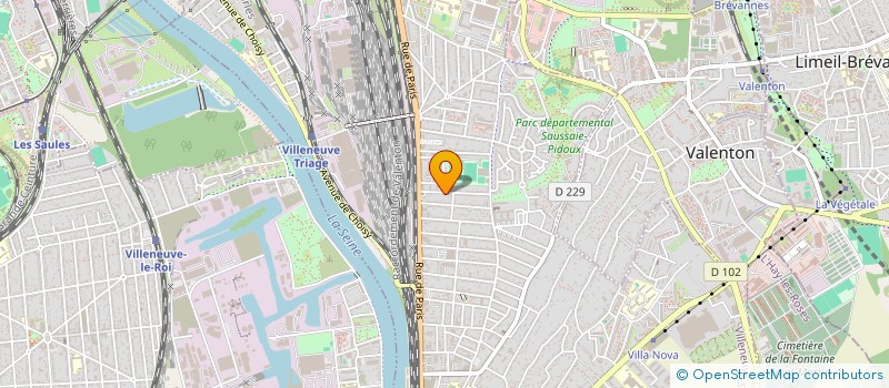 localisation de l'entreprise MADAME KAREN LEUNG TACK  VILLENEUVE-SAINT-GEORGES