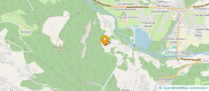 localisation de l'entreprise MADAME KAREN LILLY  CHATILLON-SUR-CLUSES