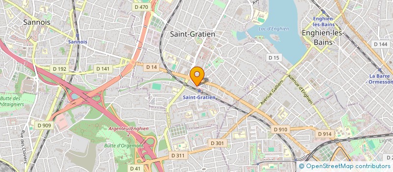 localisation de l'entreprise MADAME KAREN MAMES  SAINT-GRATIEN