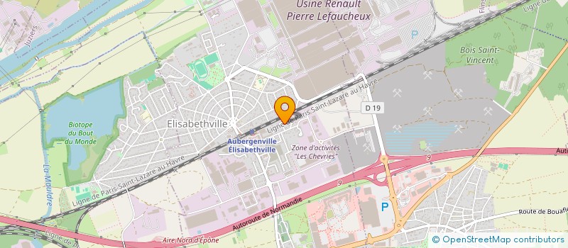 localisation de l'entreprise MADAME KAREN MANY  AUBERGENVILLE