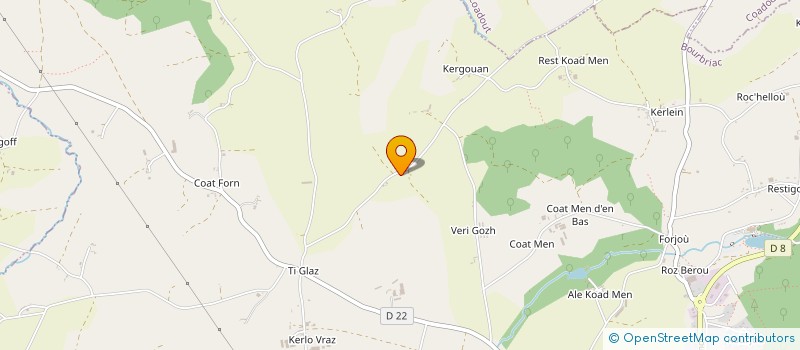 localisation de l'entreprise MADAME KAREN MEILLEUR  BOURBRIAC