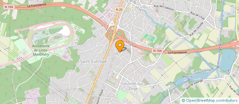 localisation de l'entreprise MADAME KAREN MININ  LEUVILLE-SUR-ORGE