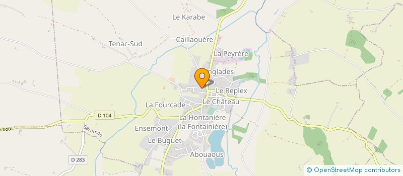 localisation de l'entreprise MADAME KAREN MITCHARD  CASTELNAU-BARBARENS