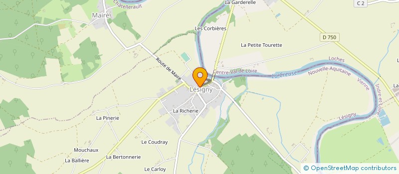localisation de l'entreprise MADAME KAREN NEVEU à LESIGNY