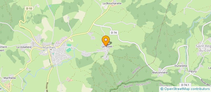 localisation de l'entreprise MADAME KAREN NOEL  MARLHES