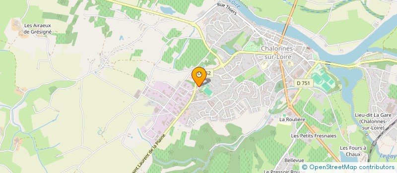 localisation de l'entreprise MADAME KAREN ONILLON  MAUGES-SUR-LOIRE