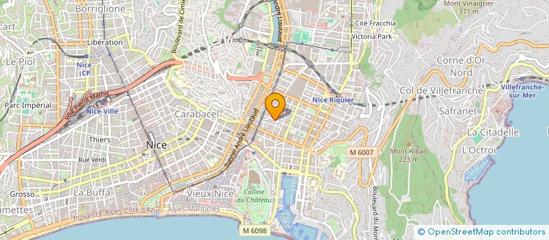 localisation de l'entreprise MADAME KAREN OSSONA à NICE