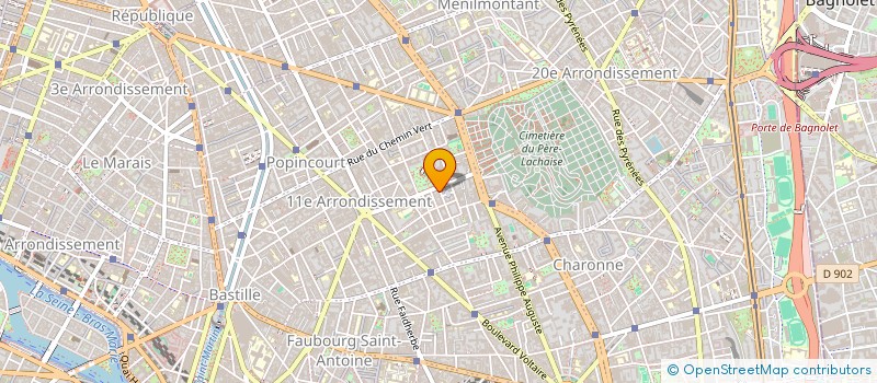 localisation de l'entreprise MADAME KAREN PELLERIN  PARIS