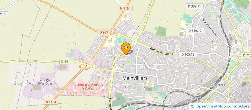 localisation de l'entreprise MADAME KAREN PELTIER à MAINVILLIERS