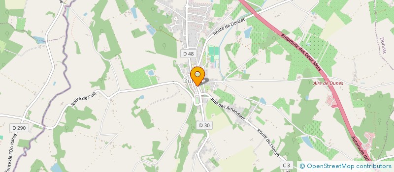 localisation de l'entreprise MADAME KAREN PENAUD  DONZAC