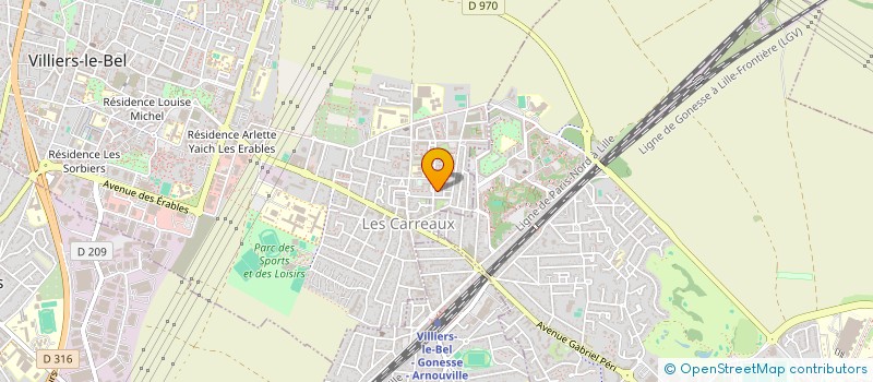 localisation de l'entreprise MADAME KAREN PHIPPS  VILLIERS-LE-BEL