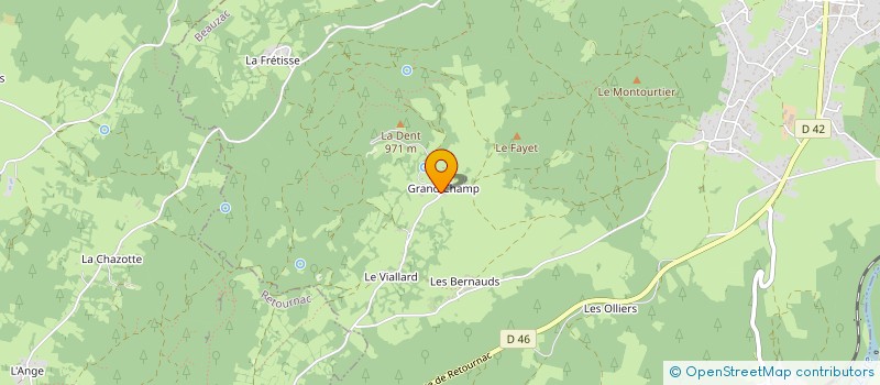 localisation de l'entreprise MADAME KAREN POULY  BEAUZAC