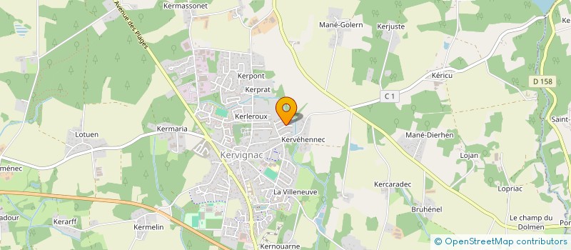 localisation de l'entreprise MADAME KAREN POUSSET à KERVIGNAC
