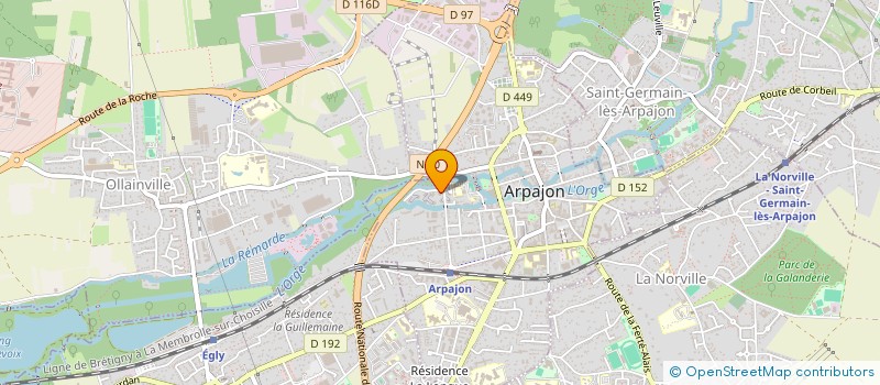 localisation de l'entreprise MADAME KAREN RAPOPORT  ARPAJON