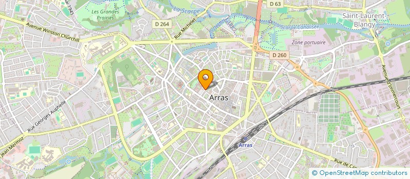 localisation de l'entreprise MADAME KAREN RASTRICK à ARRAS