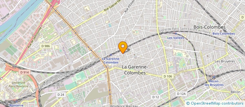 localisation de l'entreprise MADAME KAREN RISSONS à LA GARENNE COLOMBES