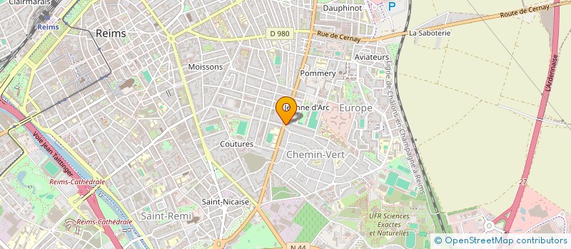 localisation de l'entreprise MADAME KAREN ROUSSEL  REIMS