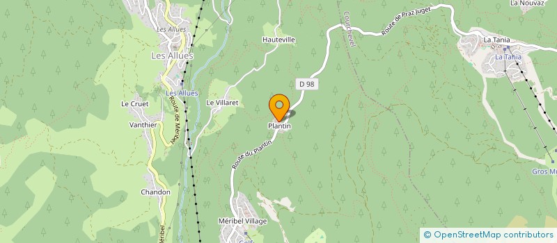 localisation de l'entreprise MADAME KAREN RUSHTON  LES ALLUES