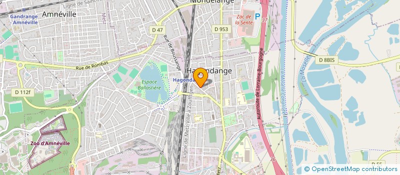 localisation de l'entreprise MADAME KAREN SALIS  MONDELANGE