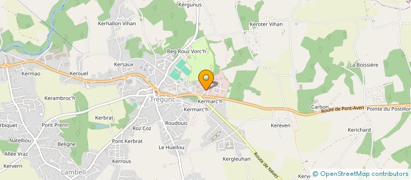 localisation de l'entreprise MADAME KAREN SIGNOUR à TREGUNC