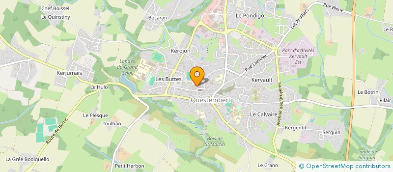 localisation de l'entreprise MADAME KAREN SIMON  QUESTEMBERT