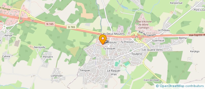 localisation de l'entreprise MADAME KAREN TANGUY  PLOEREN