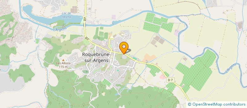 localisation de l'entreprise MADAME KAREN TAULIN à ROQUEBRUNE-SUR-ARGENS