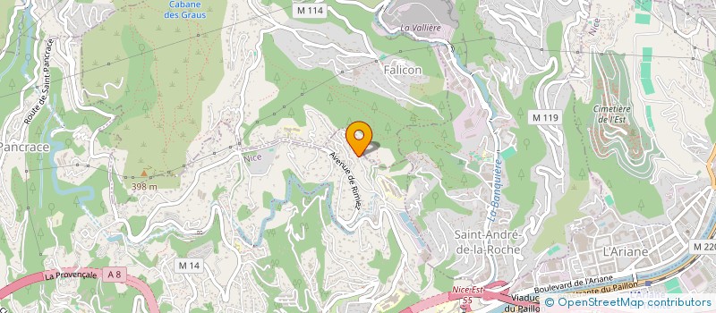 localisation de l'entreprise MADAME KAREN TEDESCO  NICE