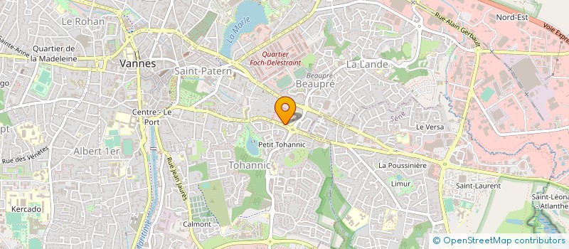 localisation de l'entreprise MADAME KAREN THIBAULT à VANNES