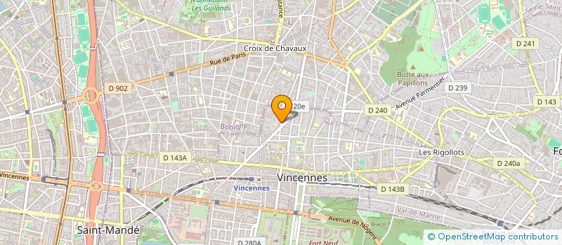 localisation de l'entreprise MADAME KAREN TOUIL  VINCENNES